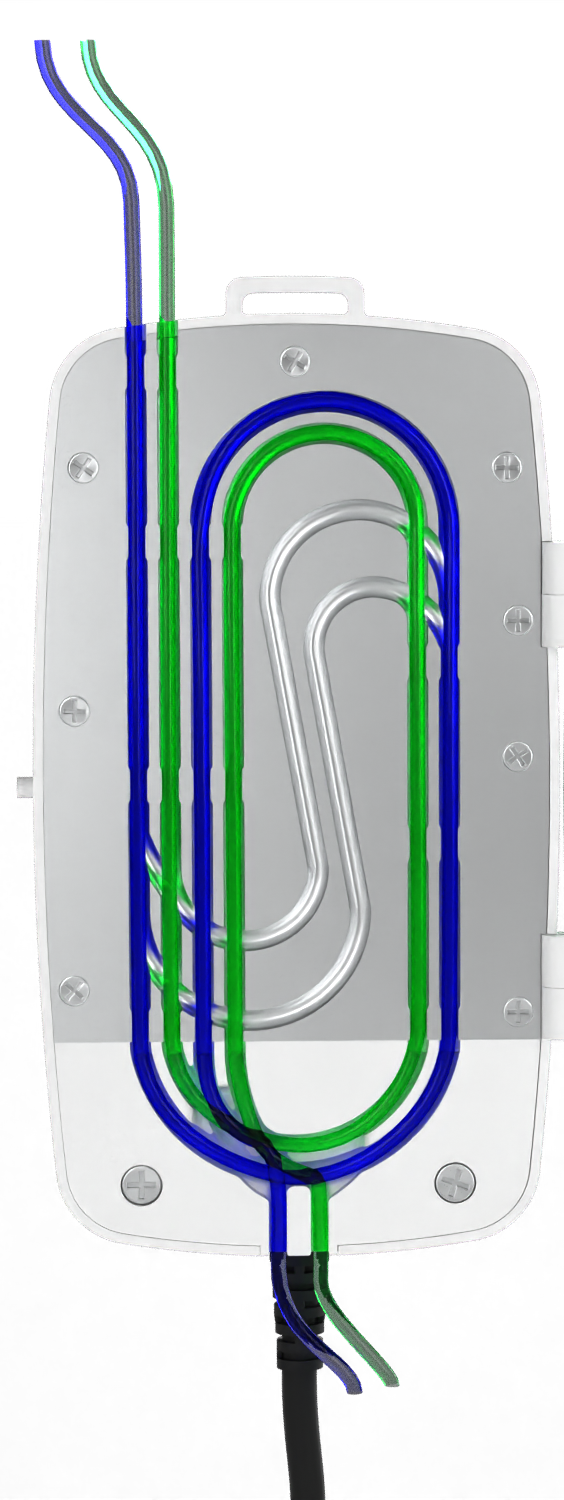 Warmflow tubing coil detail